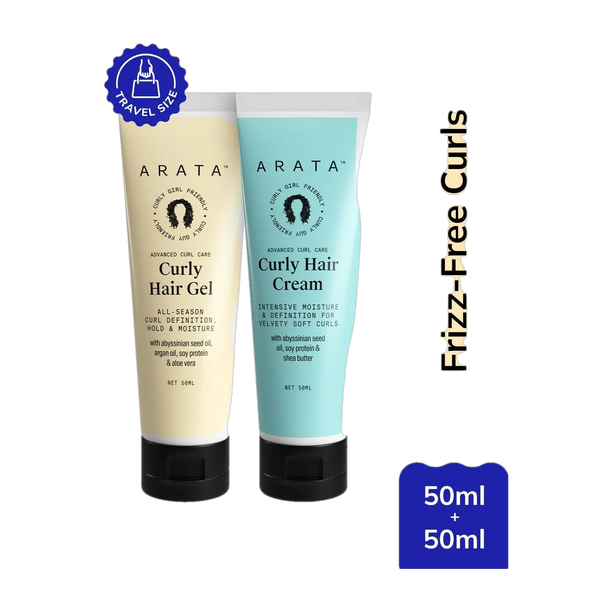 ARATA Curl Styling Combo for Frizzy, Wavy & Curly Hair | Get Frizz-Free, Defined Curls
