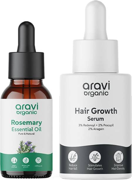 Aravi Organic 100 % Pure Rosemary Essential Oil And Hai...