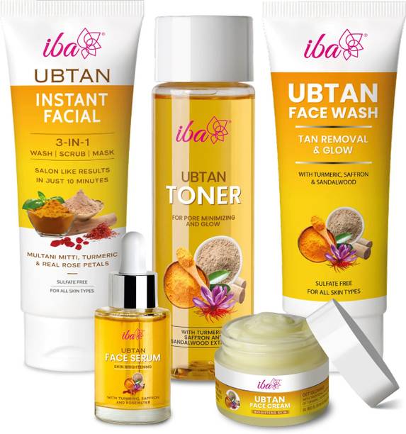 Iba Ubtan Skincare Kit for Glowing Skin | Removes Tan & Radiant