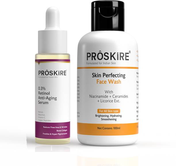 Proskire Serum with Skin Perfecting Face Wash
