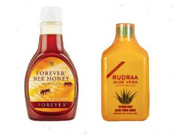 FOREVER Bee Honey (500 gms) &amp; Aloe Vera Gel (1 lit)