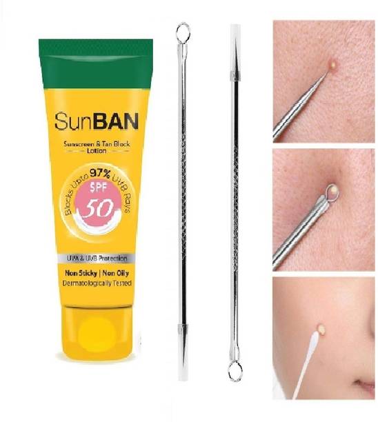 manasona Sunscream with SPF 50++ New Blackhead Pin