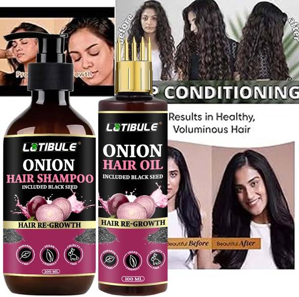 Latibule Complete Onion Hair Care Set for Stronger Hair