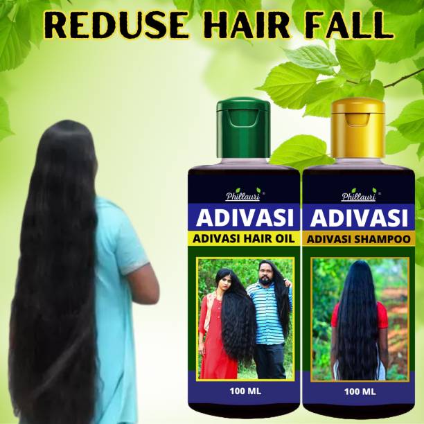 Phillauri Adivasi Hair Oil Promotes Hair Growth & Adivasi Hair Shampoo Controls Dandruff