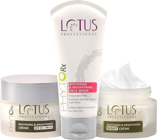 Lotus Professional PhytoRx Whitening & Brightening Day & Night With FaceWash Combo kit