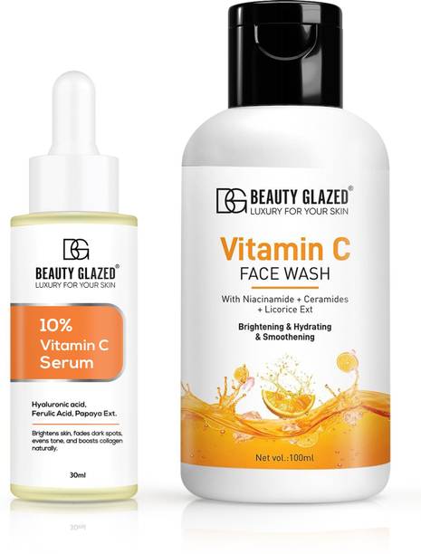 Beauty Glazed Advance Vitamin C Serum with Skin Perfecting Niacinamide Face Wash