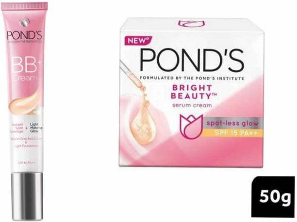 POND's WHITE BEAUTY SPOT-LESS GLOW CREAM 50G + BB+ 30 SPF CREAM 9G