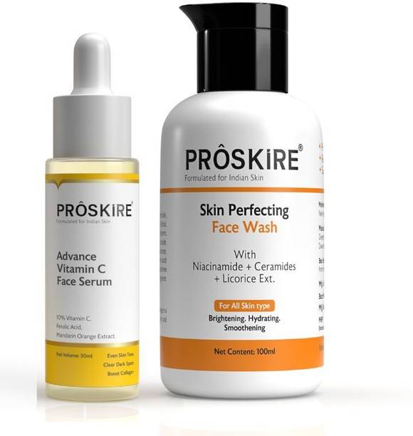 Proskire Advance Vitamin C Serum with Skin Perfecting Face Wash