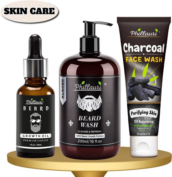 Phillauri Beard Care and Skin Care Combo Kit