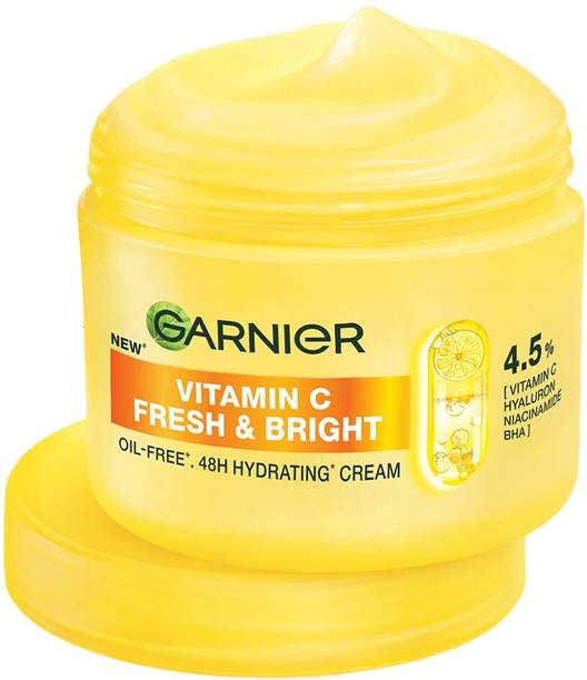 GARNIER Fresh & Bright Vitamin C Moisturizer Cream For Hydrated & Bright Skin