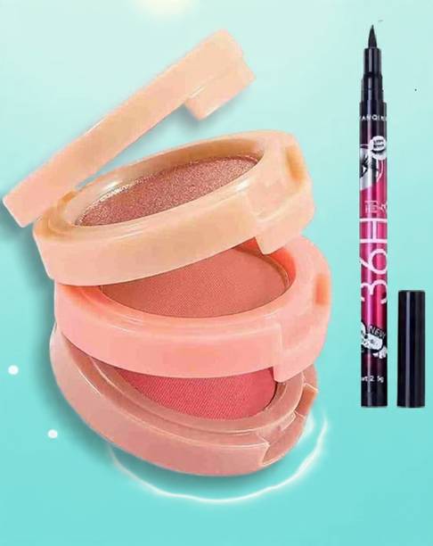 yim~mi Glow Makeup Combo Blush Highlighter with Eye Liner