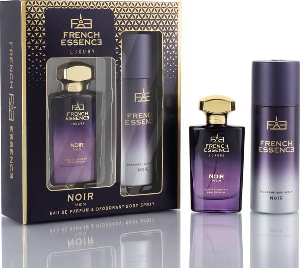 FRENCH ESSENCE Luxury Gift Pack - Noir(150Ml Deodorant & 60Ml Perfume)