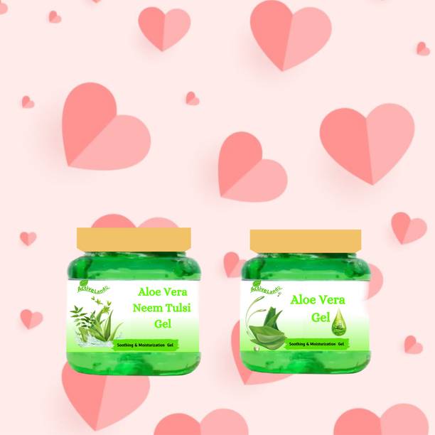 Activeland Alovera Gel for face pack of 2 (210gm each )