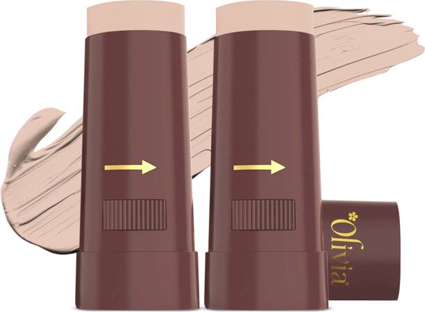 Olivia Instant Waterproof Makeup Stick with SPF 12 | Full Coverage Concealer