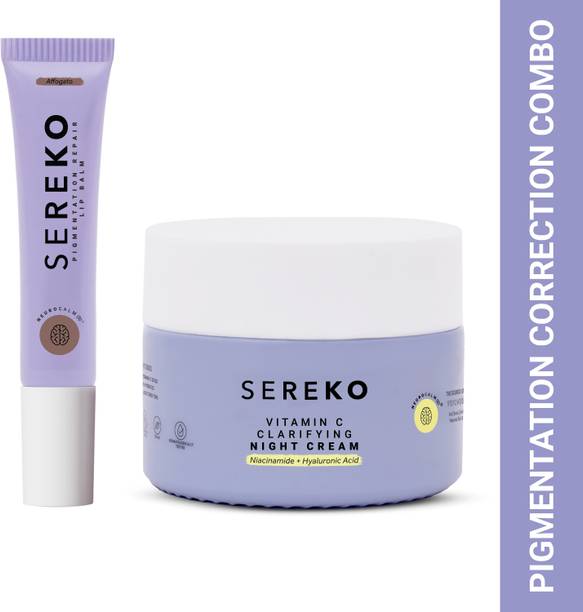 SEREKO Pigmentation Correction Combo Affogato LipBalm & Clarifying Night Cream