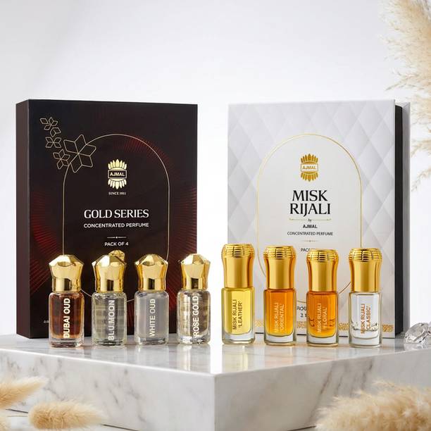 अजमल Gold Misk Rijali Attar Long Lasting Perfume Oil Classic Musk Luxury Fragrance