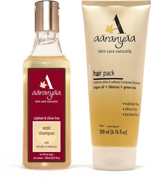 आरण्या Sulphate Free Shampoo + Hair Pack