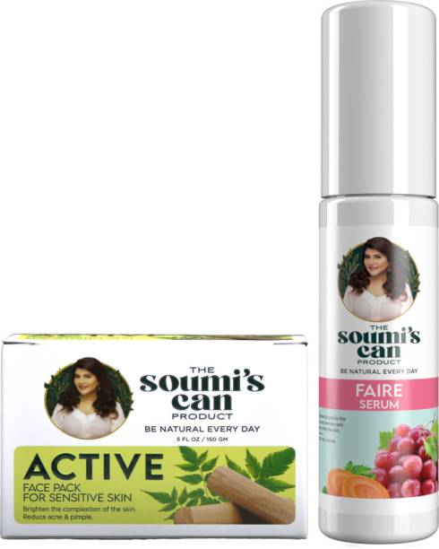 The Soumi's Can Product ACTIVE 150GM & FAIRE SERUM 100ML