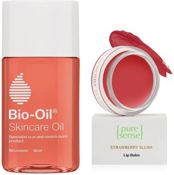 Bio-Oil Moisturize Duo Original Body Oil Strawberry Slush Lip Balm