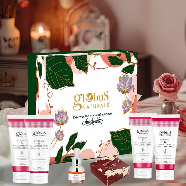 Globus Naturals Anti Acne Glycolic Valentine Gift Box For Him & Her