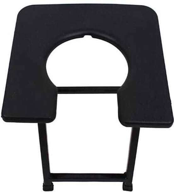 HELATHTRACK Foldable with anti skid rubber legs Commode Chair