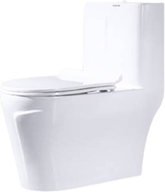 Drops Luxury Bathware ONE PIECE CLOSET SIPHONIC S TRAP 9"(225MM) Floor Mounted DIRO S TRAP 9 Western Commode