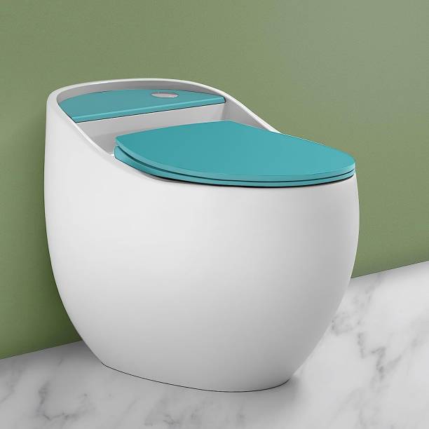 Impulse by Plantex Ceramic One Piece Western Toilet/Water Closet/Commode &amp; Soft Close Seat-S Trap (APS-3025) Western Commode