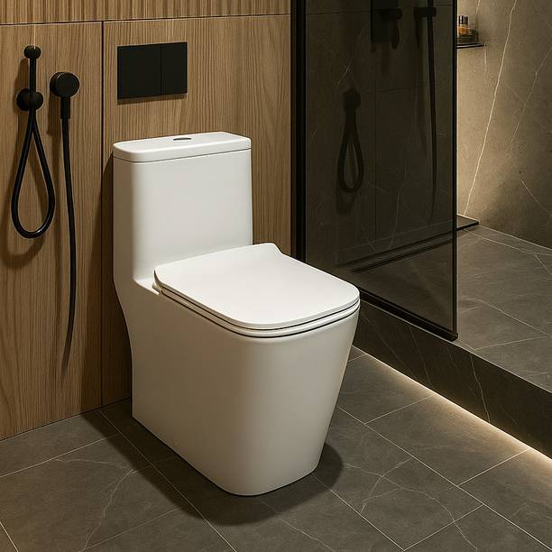 Eden Bath/ S TRAP 22cm OR 9inch/ RIMLESS/ 6D SWIRL SIPHONIC FLUSH/ Floor Mount/ 67.5*37*74.5cm/ 26*14*29inch/ EWCs / One Piece Toilet/ Western Commode