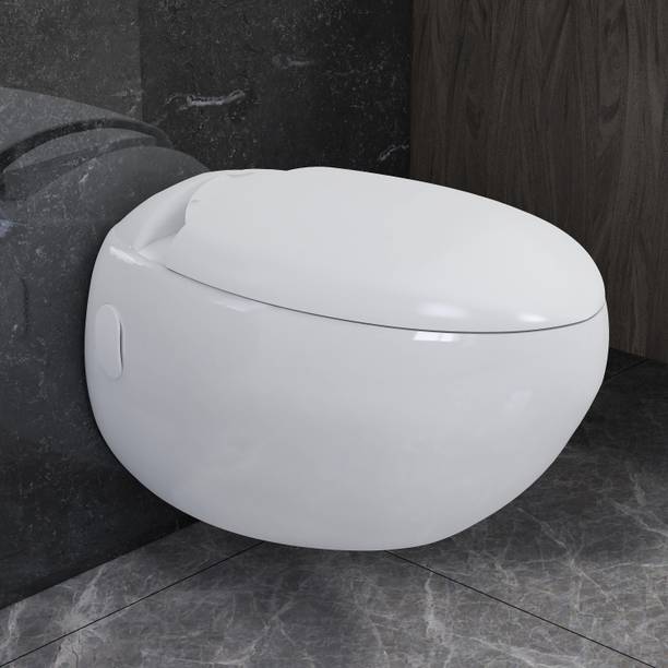 Plantex Ceramic Commode for Toilet/Western Commode/Western Toilet with Soft Closing Seat (APS-773) Western Commode