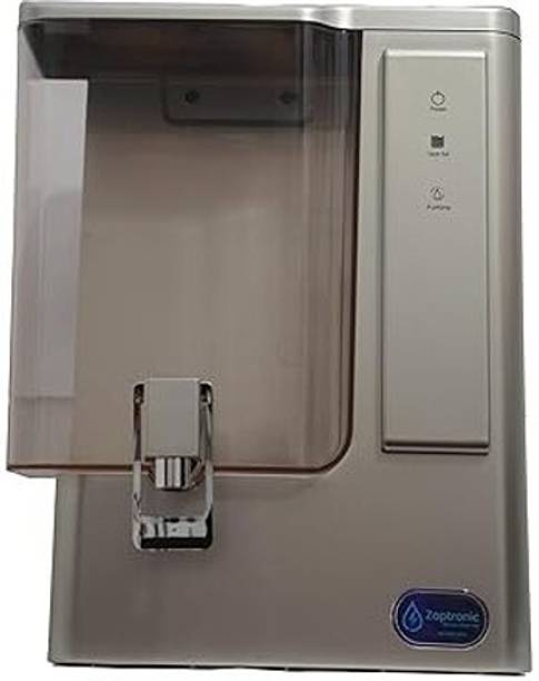 Zaptronic B-Titanium Water Purifier – 6 Stage RO Alkaline + Copper + Zinc + Ultra UV + TDS Adjuster LED Display 9 L Compact Refrigerator