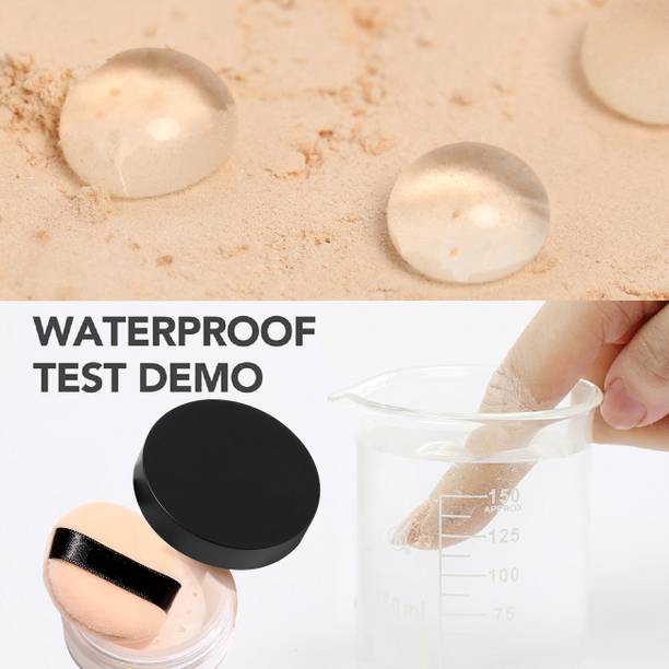 Sheny Waterproof Face Smooth Loose Powder Makeup  Compact