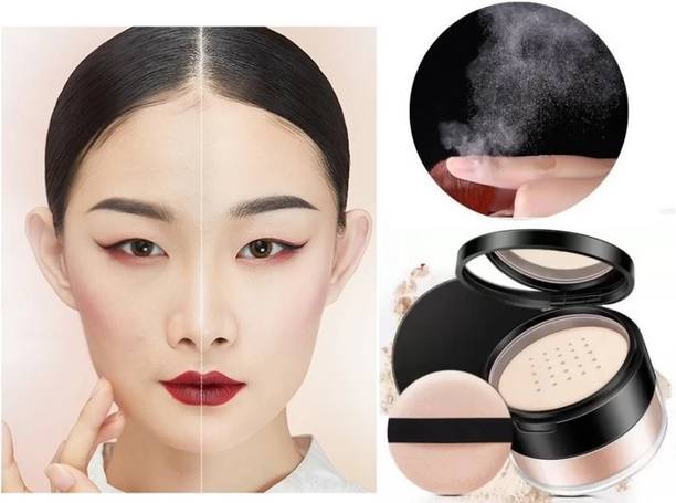 GABBU WATERPROOF LOOSE POWDER COMPACT FOR OIL FREE MAKEUP Compact