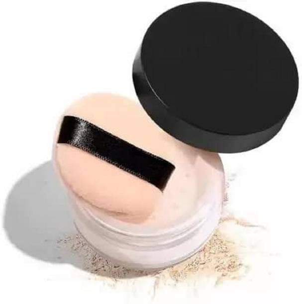 manasona Waterproof Face Smooth Loose Powder Makeup  Compact