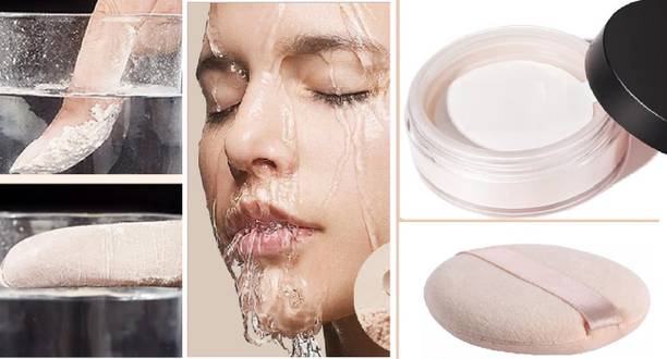 USBK Professional Waterproof Loose Face Powder For All Type Makeup Compact
