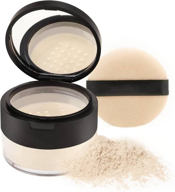 manasona Professional Waterproof Compact Loose Face Powder Makeup Compact