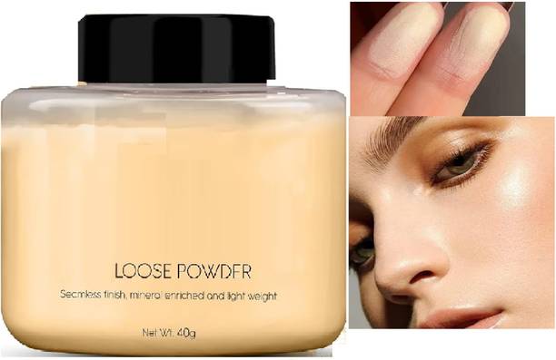 AFARAXIA All Type Of Makeup Waterproof Loose Face Powder Compact