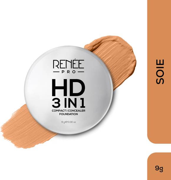 Renee PRO -1 SPF 20 Compact, Works as Concealer, Foundation & Powder Compact