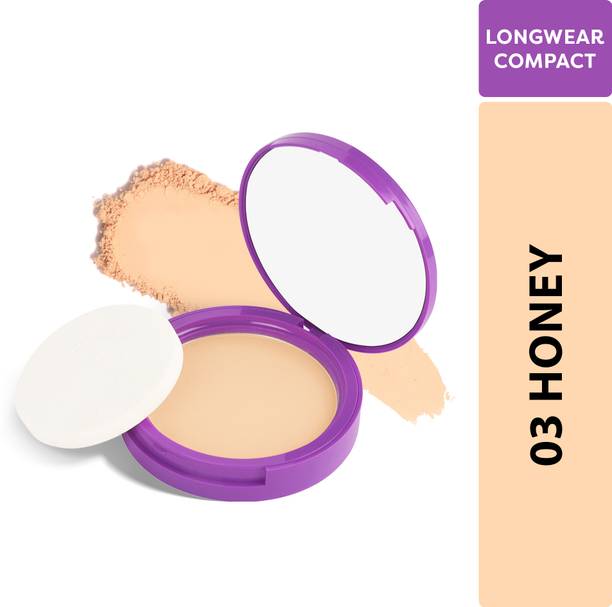शुगर पॉप Longwear Compact 03 Honey | UV Protection | Pore Minimizing | Medium Coverage कॉम्पैक्ट