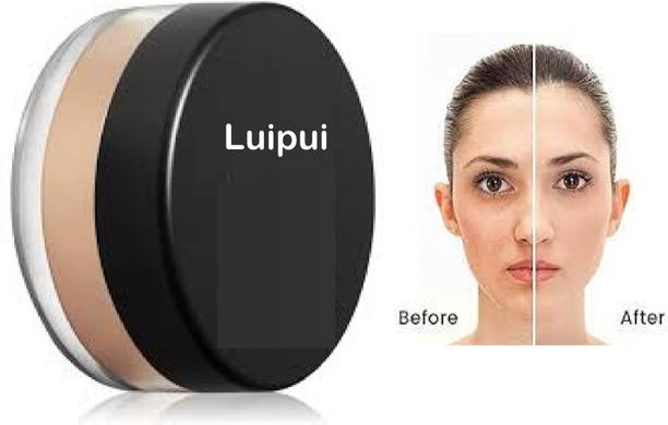 Luipui best face makeup loose powder waterproof matte finish Compact
