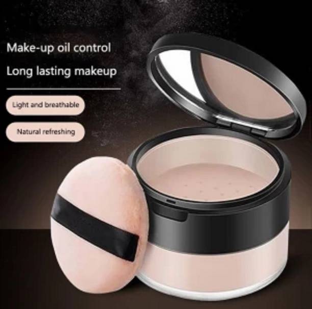 GABBU Smooth Loose Powder Makeup Transparent Finishing Oil Control Waterproof  Compact