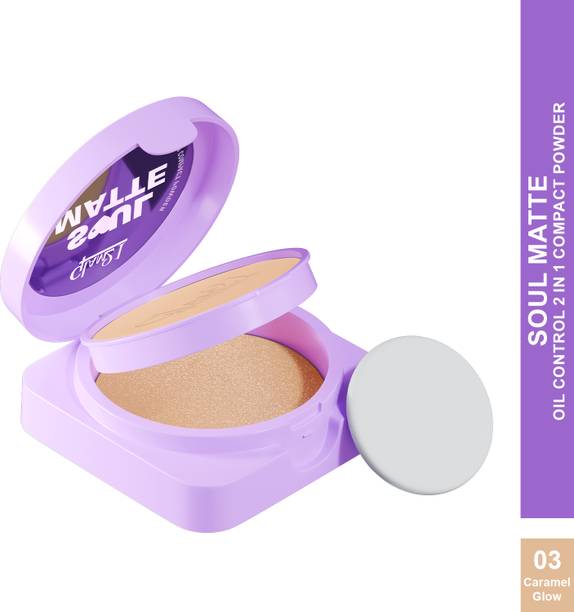Glam21 Soul Matte Oil Control 2 in 1 Compact Powder | Matte & Shimmer Shades Compact