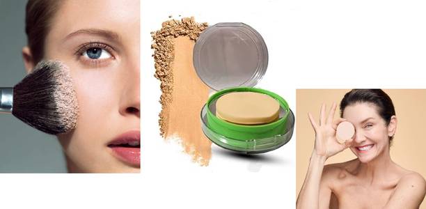Sheny WATERPROOF ALL SKIN TYPE USE FOR COMPACT POWDER , NATURAL LOOK Compact