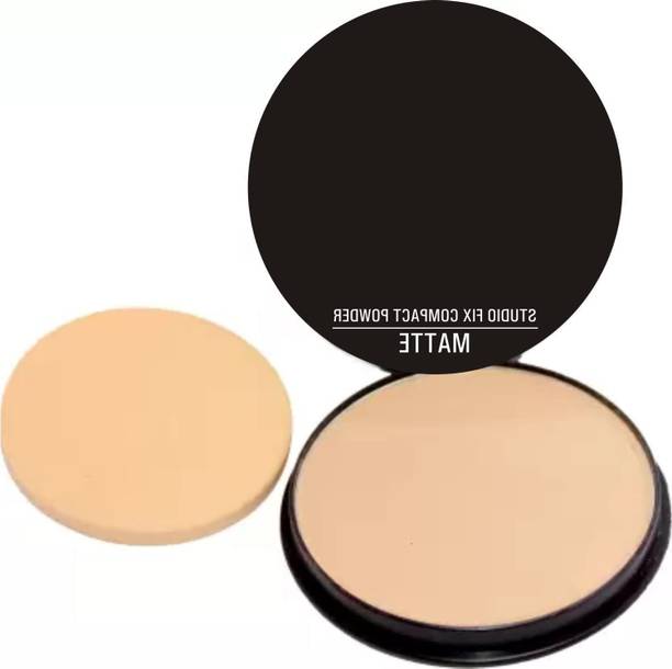MYEONG Studio Fix Natural Shade Matte Full Face Coverage Compact Powder Compact