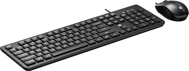 HP KM190 Wired Mouse and Keyboard Combo Combo Set