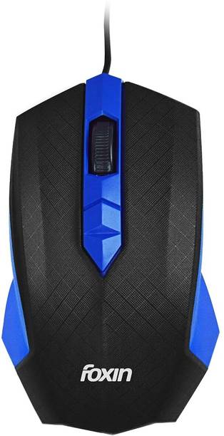 Foxin Smart Wired Ambidextrous Optical Mouse