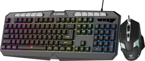 EVOFOX Deathray V2 RGB Gaming Keyboard and Mouse Combo Set