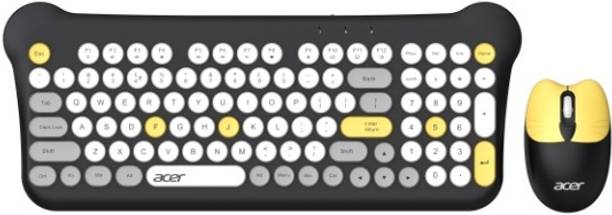 Acer Cuteo Wireless Keyboard and Mouse Combo Combo Set