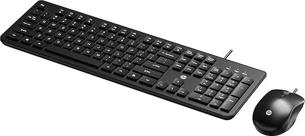 HP KM190 Wired Mouse and Keyboard Combo Combo Set