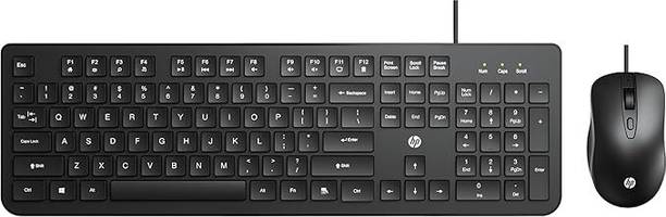 HP KM190 Wired Mouse and Keyboard Combo Combo Set
