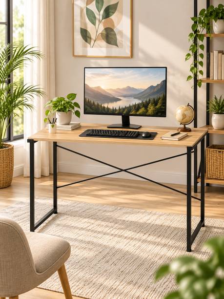 HOMIBOSS office work station table for Student, Home, Gaming and Laptop Engineered Wood Computer Desk